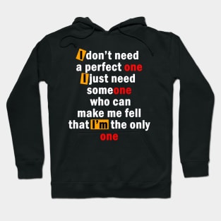 Only one Hoodie